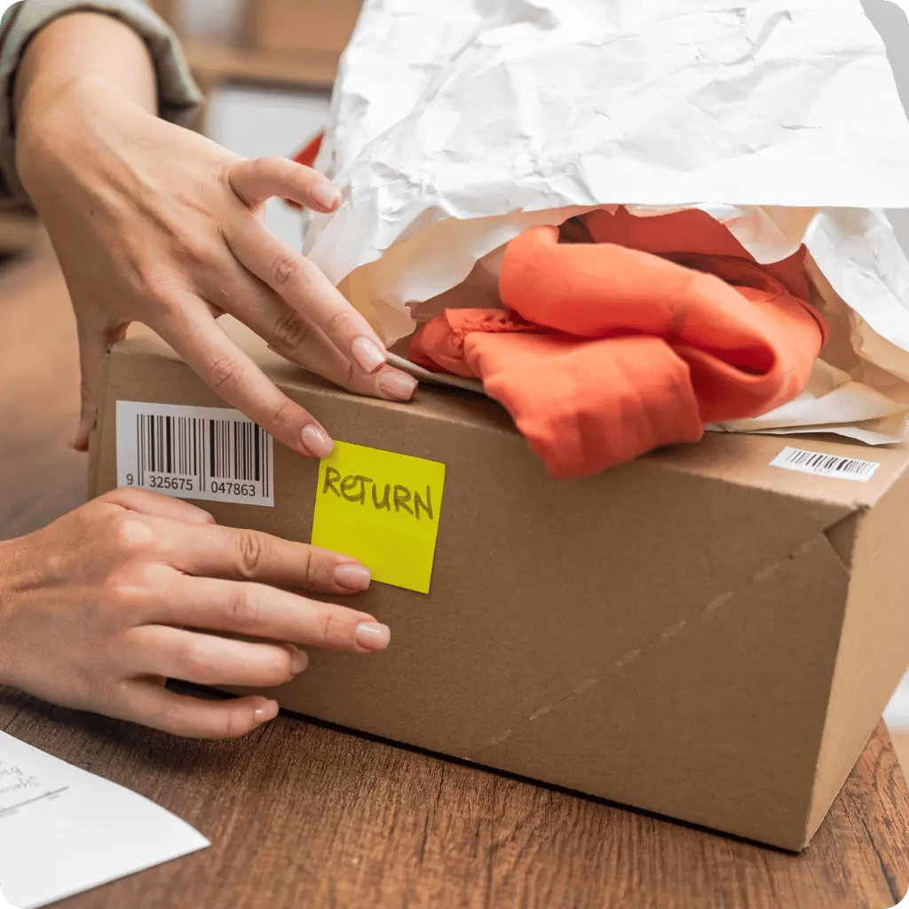Parcel to be returned